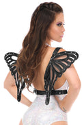 Black Patent Butterfly Wings